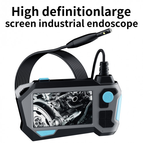 Endoscope industriel rotatif P120 à double lentille de 8 mm avec écran, diamètre du tuyau arrière de 16 mm, spécification : tube de 10 m SH52038-010